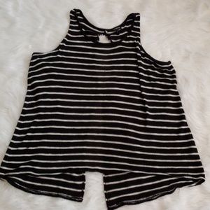 Torrid knit tank with open back